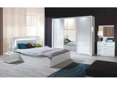 Set dormitor (dulap + pat 160x200 + 2x noptiera)